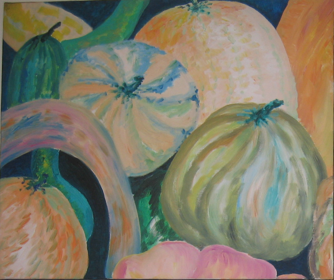Les coloquintes-acrylique